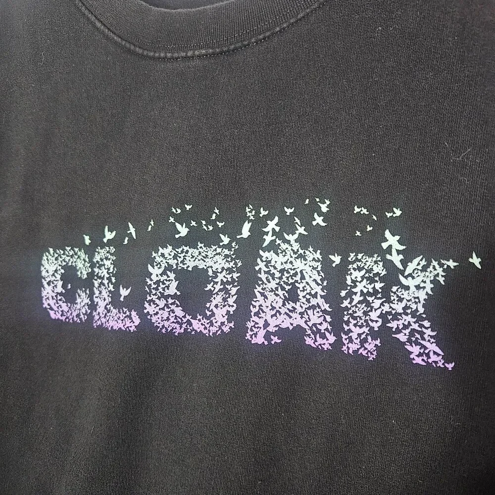 CLOAK Rare Dove 3XL Hidden in Plain Sight Crew Neck Sweatshirt Black